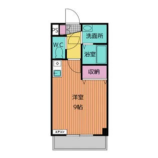 1Rの間取り画像