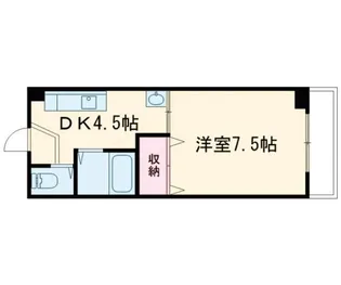 藤原マンション桜井【3階】の間取り