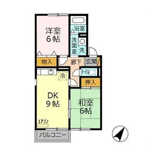 リヴェール【1階】の間取り