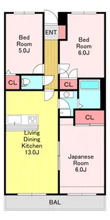 エトワール青木【1階】の間取り
