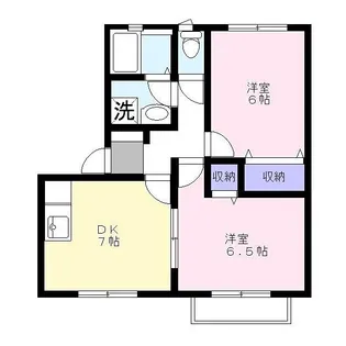 ピュール・メゾンB【2階】の間取り