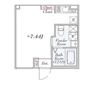 Nishi-Nippori Terrace【1階】の間取り