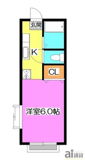 フレンドシップ東久留米【1階】の間取り