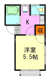 ベルメゾン【1階】の間取り