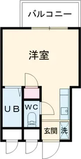 1Rの間取り画像