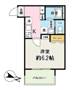 プルメリア・指扇【1階】の間取り