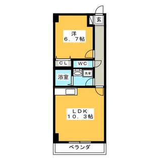 コルディエラ【7階】の間取り