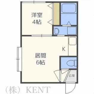 ファーストカレッジ24【2階】の間取り