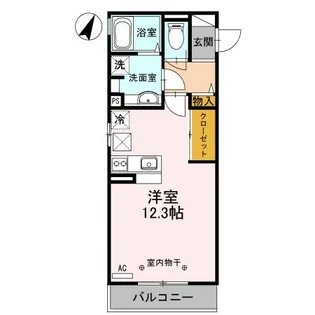 アンジュール C【1階】の間取り
