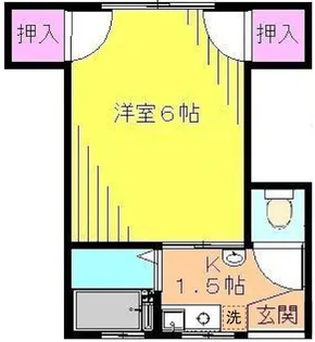 ヴィラ舘野【1階】の間取り