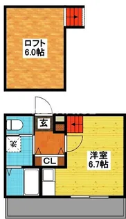 MODERN西山【1階】の間取り