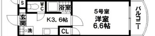 大阪府大阪市中央区材木町【マンション】の間取り
