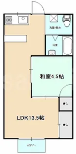 岡山県倉敷市八王寺町【アパート】の間取り