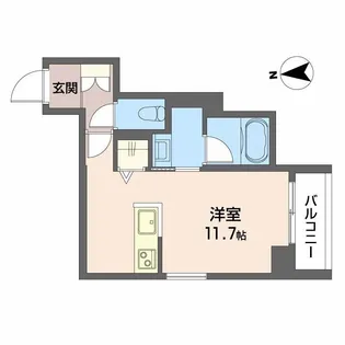 ヴィレッタ鉄砲町【2階】の間取り