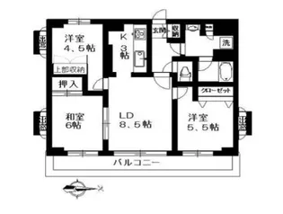 ビクトリアハイム三ノ輪【12階】の間取り