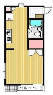 コーポかすが【1階】の間取り