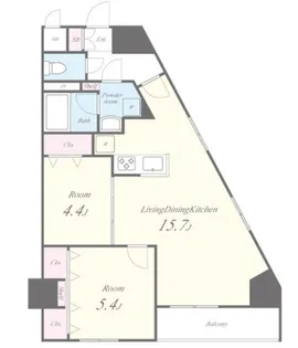 Terrace The 本郷(テラス ザ 本郷)【3階】の間取り