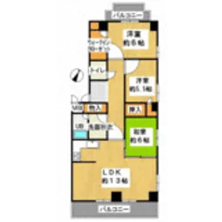東京都西東京市東町1【マンション】の間取り