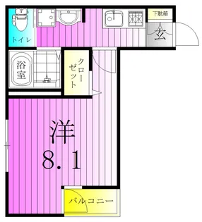 チェルト六町【2階】の間取り