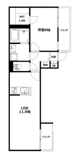 lien横濱天王町【1階】の間取り