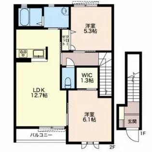 image B【2階】の間取り