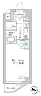 リペリアン中目黒【4階】の間取り