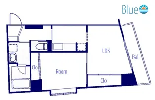 ウィンビュ中山【2階】の間取り