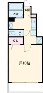 1Kの間取り画像