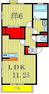 サングリアII【3階】の間取り