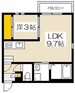 Grandtic Bellezza【1階】の間取り