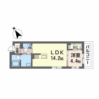 SHMプリミエール鳥飼八幡宮【3階】の間取り
