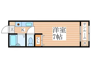 グリ-ンテラス向台【2階】の間取り