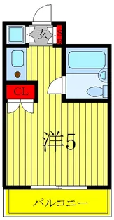 東京都荒川区町屋1【マンション】の間取り