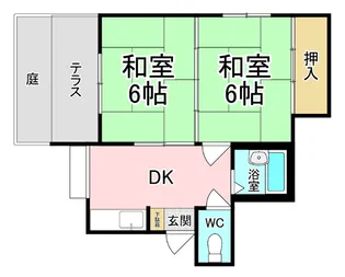 シャトレ東新町【1階】の間取り