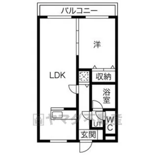 ロワールレジデンス7番館【2階】の間取り