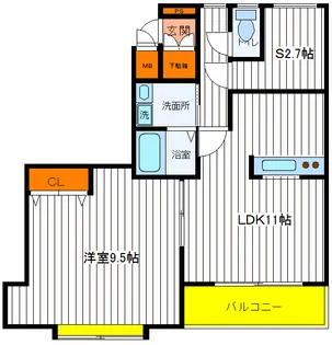 パストラルさくら【2階】の間取り