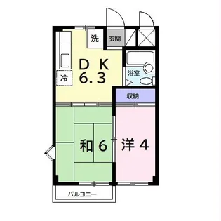 ラセゾン1番館【2階】の間取り