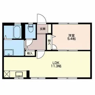 クルーザーバレー【1階】の間取り