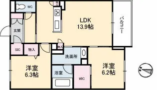 Esperanza【3階】の間取り