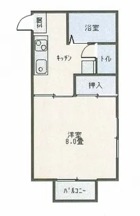 グリーンハイツ【2階】の間取り