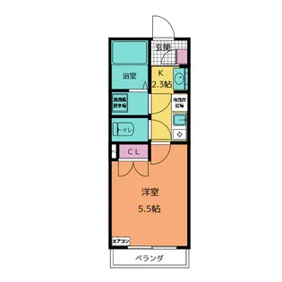 Ciel fleur【2階】の間取り