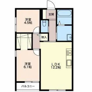プレミアス町新II【1階】の間取り