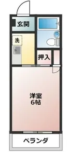 カレッジハウス日野坂【3階】の間取り