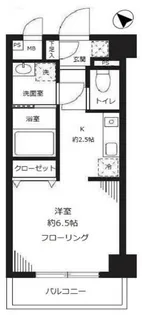 パルメゾン見次公園【7階】の間取り