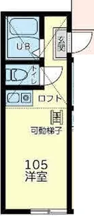 ユナイト新子安トニーベネット【1階】の間取り