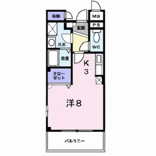 サニーヒル【1階】の間取り