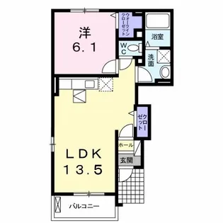 茨城県石岡市若松3【アパート】の間取り
