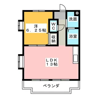 モデスティ【1階】の間取り
