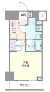 クレヴィスタ横浜関内II【5階】の間取り