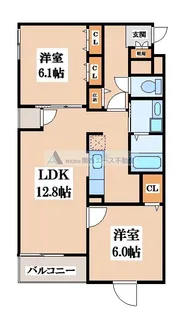 アルカディアII【4階】の間取り